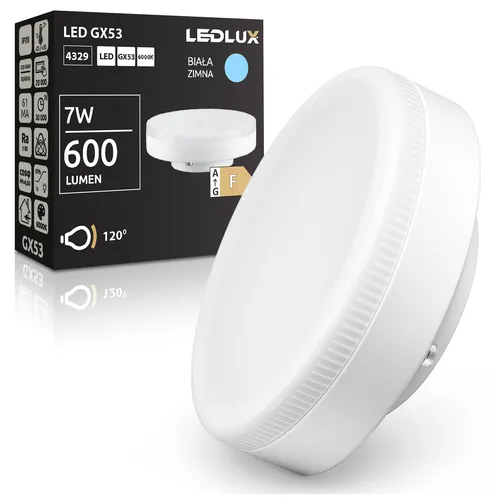 Najważniejsze cechy żarówki LED GX53 7W 6000K
