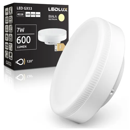 Najważniejsze cechy żarówki LED GX53 7W 4000K