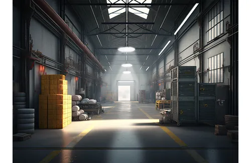 Lampa Highbay LEDLUX w pracy – montaż zwieszany