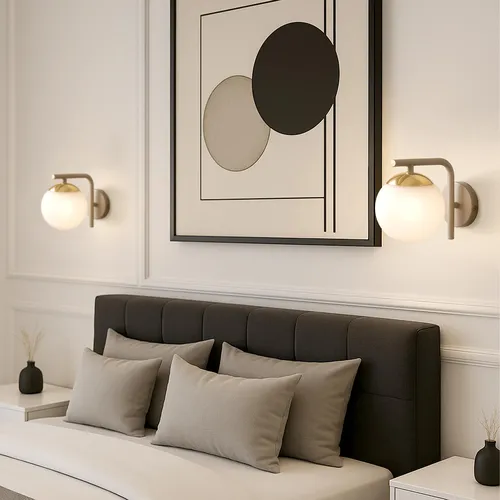 Aranżacja kinkietu LX1428 w salonie