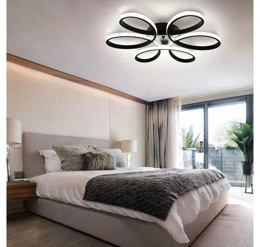 designerska lampa wisząca LED do sypialni