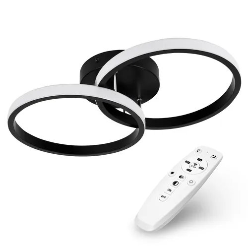 lampa sufitowa LED dwa koła