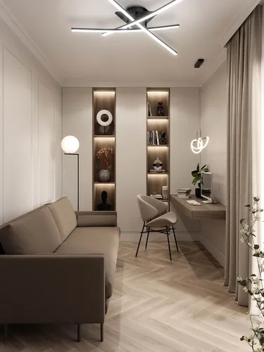 oświetlenie sufitowe LED w nowoczesnym biurze