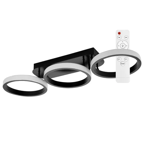 lampa sufitowa LED trzy koła 