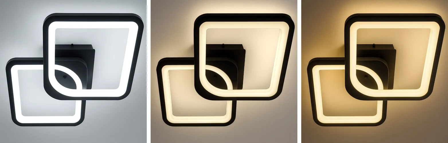 3 różne barwy światła w lampie – zdjęcie główne