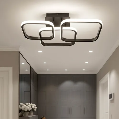 LAmpa LEd sufitowa w korytarzu