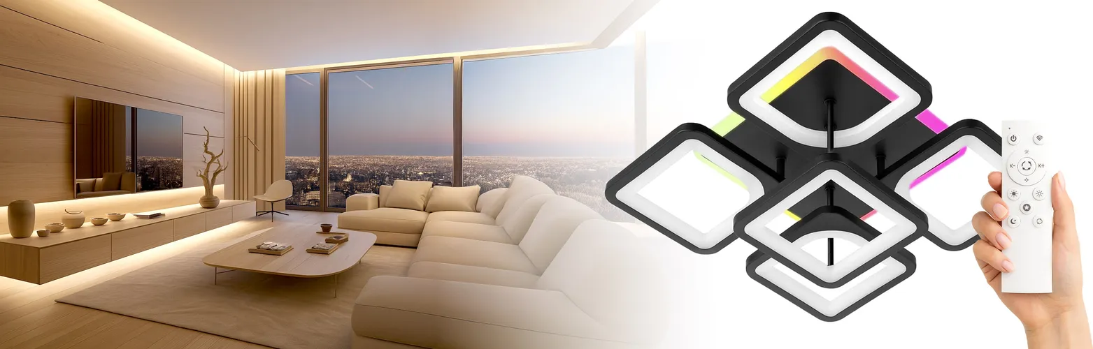 lampa LEd 81W biała neutralna, biała zimna, biała ciepła – zdjęcie główne