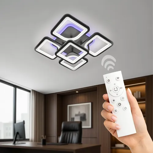 Lampa we wnętrzu salonu  