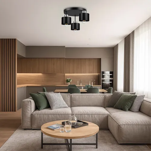 Aranżacja 1: Lampa sufitowa LX-1020 – salon lub jadalnia (wstaw swoje zdjęcie)