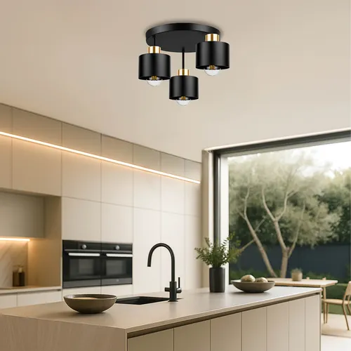 Aranżacja 1: Lampa sufitowa LX-1020 – salon lub jadalnia (wstaw swoje zdjęcie)