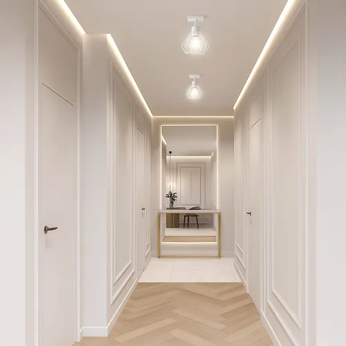 Lampa biała nowoczesna metalowa