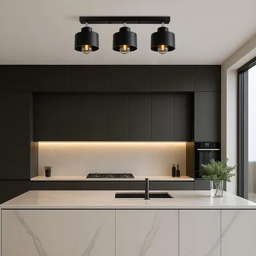 aranżacja lampy w kuchni