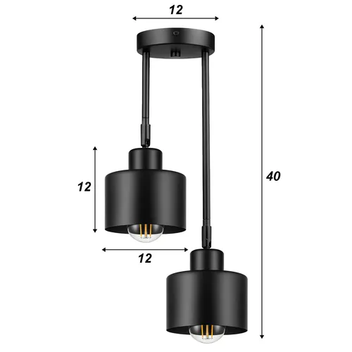 Wymiary lampy LX-1032