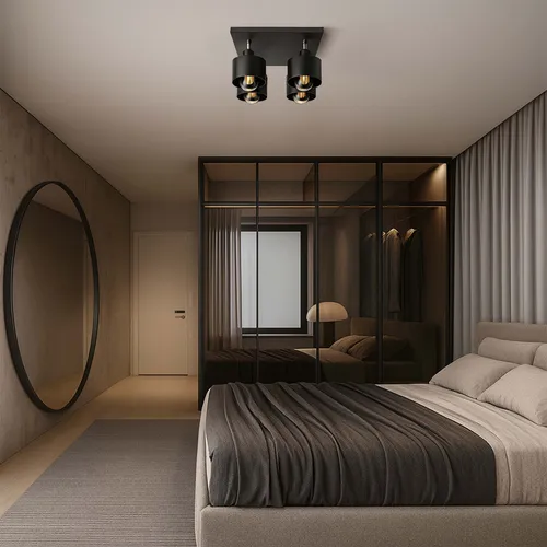 Aranżacja: lampa sufitowa LEDLUX LX-1041 w salonie