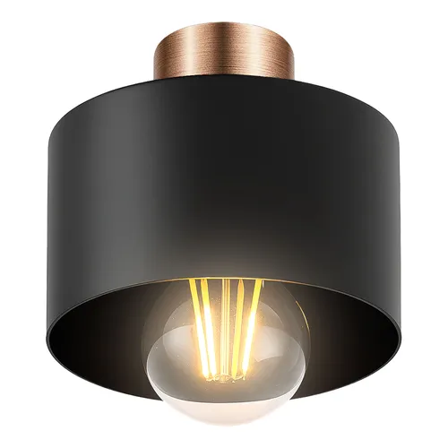  lampa czarna LEDLUX w salonie