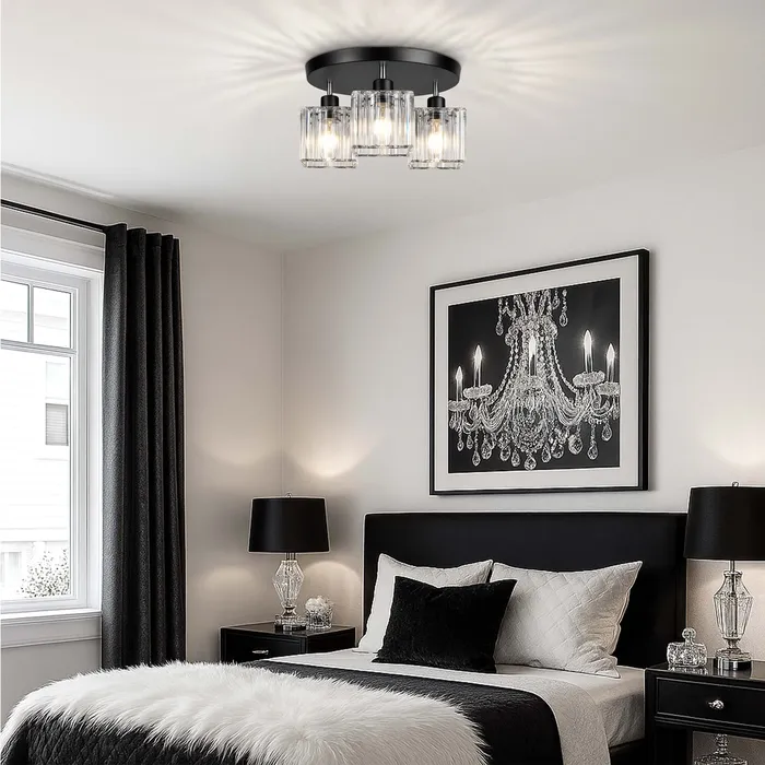 aranżacja lampa wisząca kuchnia jadalnia