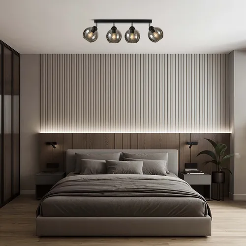 Aranżacja 2: lampa 4xE27 – oświetlenie wyspy kuchennej w stylu loft