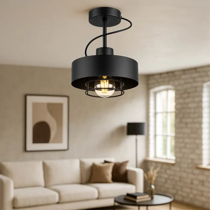 aranżacja lampa wisząca sypialnia