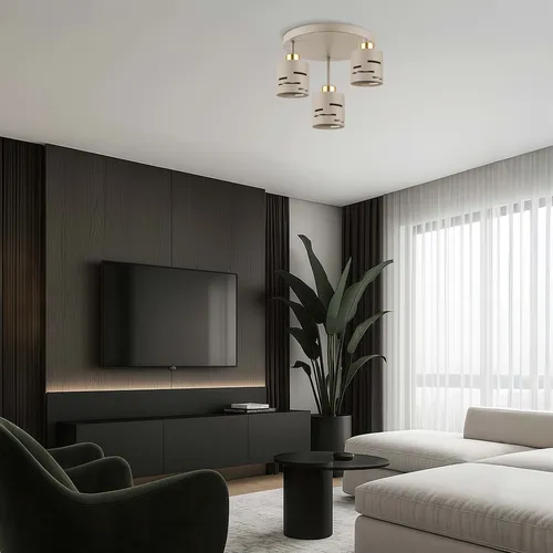 Wisząca lampa LEDLUX w salonie