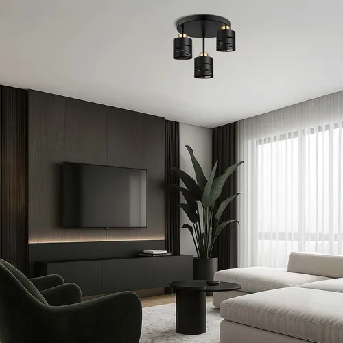 Wisząca lampa LEDLUX w salonie