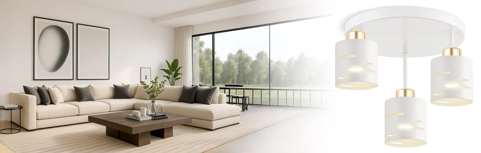 Lampa,baner,wnętrze