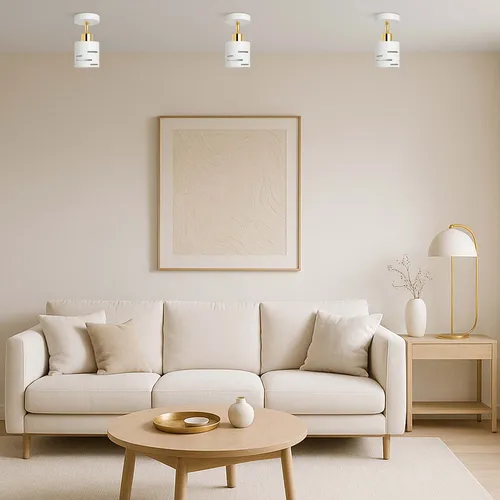 lampa sufitowa biała 1432