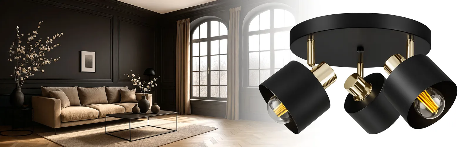 LAmpa LX1433-BLACK-GOLD-4380