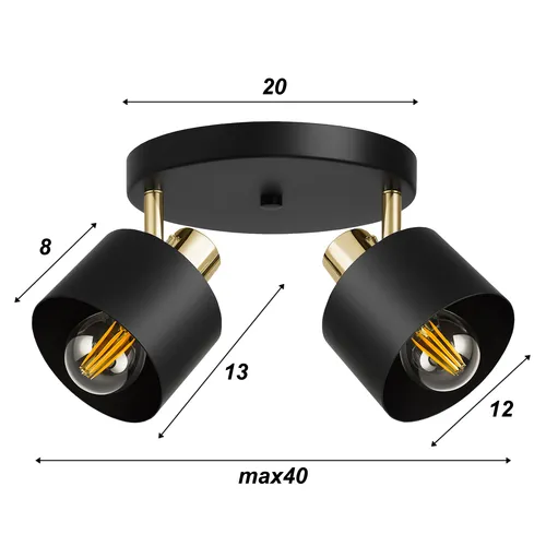 Wymiary oraz dane techniczne lampy