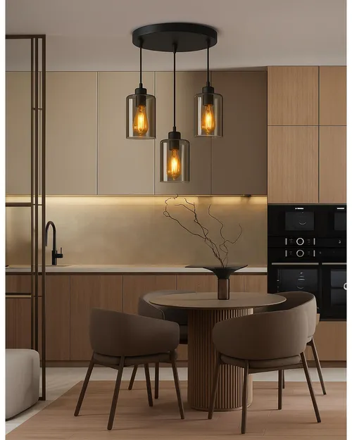 Aranżacja 2 – lampa nad wyspą kuchenną