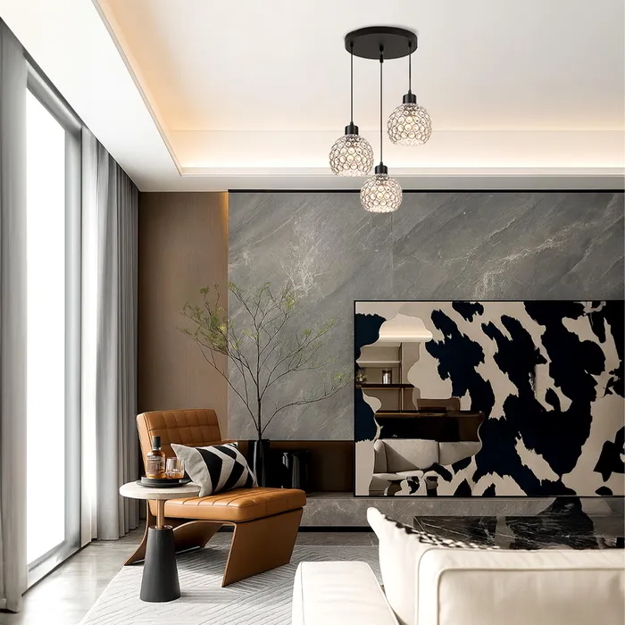 lampa wisząca do salonu LEDLUX 3xE27