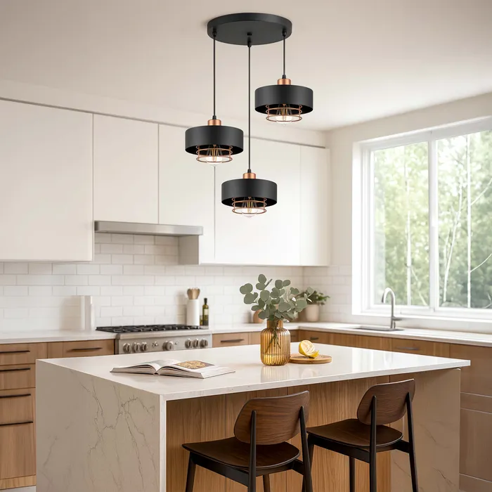 lampa wisząca do salonu LEDLUX 3xE27