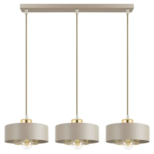 Wisząca lampa beżowa LEDLUX