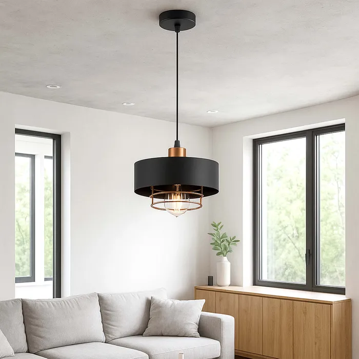 lampa wisząca do salonu LEDLUX 3xE27