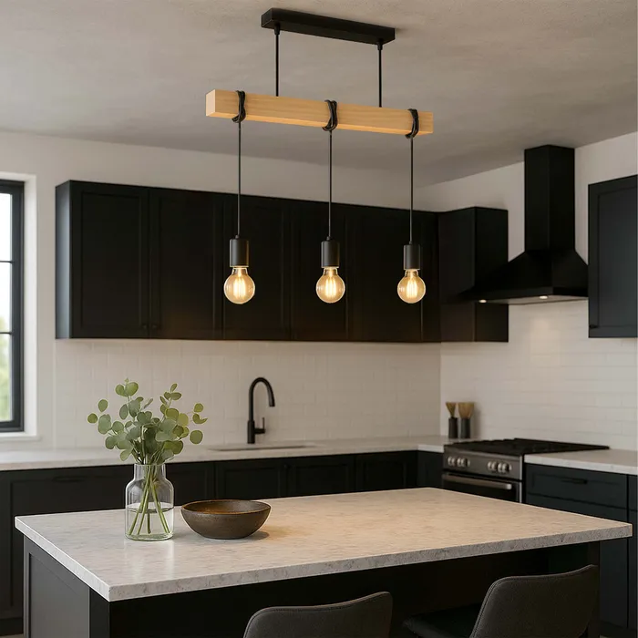 lampa wisząca do salonu LEDLUX 3xE27