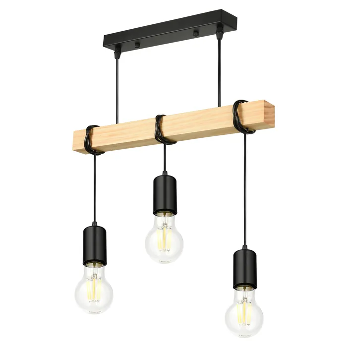 lampa wisząca do salonu LEDLUX 3xE27