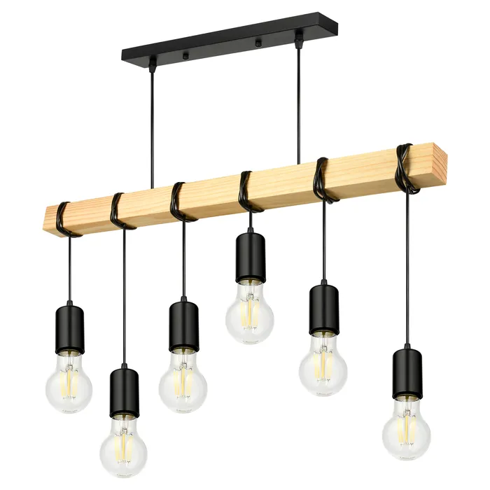 lampa wisząca do salonu LEDLUX 3xE27
