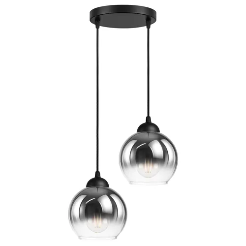 Lampa wisząca LED szklane kule 2xE27 glamour LX1325