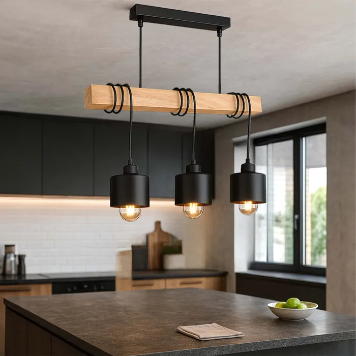 lampa wisząca do salonu LEDLUX 3xE27