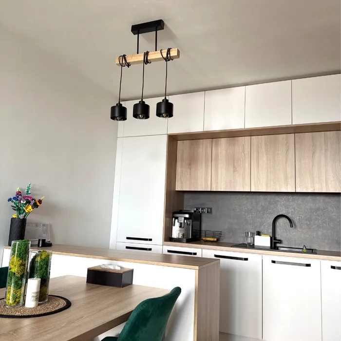 lampa LED E27 metalowy klosz nowoczesna czarna