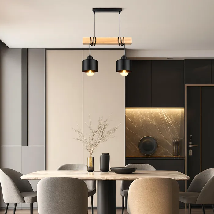 lampa wisząca do salonu LEDLUX 3xE27