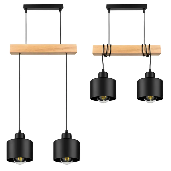 lampa wisząca do salonu LEDLUX 3xE27