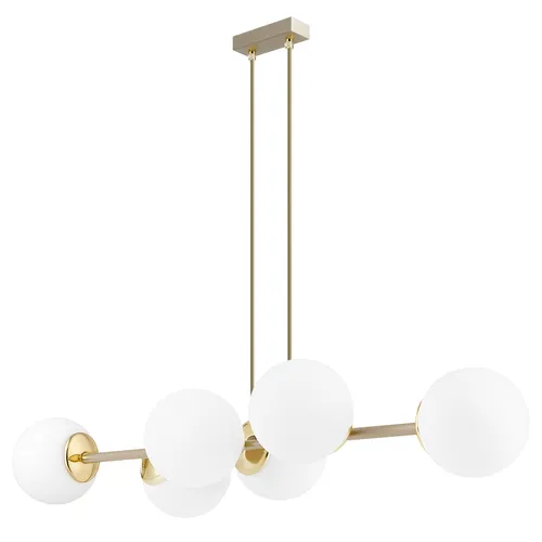 Wisząca lampa beżowa LEDLUX