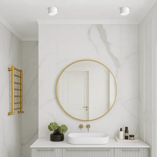 zastosowanie opraw nad lustrem