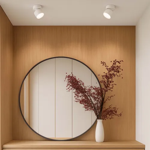 zastosowanie opraw w salonie