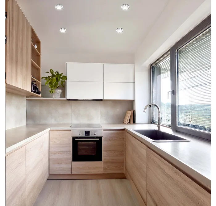 aranżacja lampy sufitowej LEDLUX czarna 3xE27