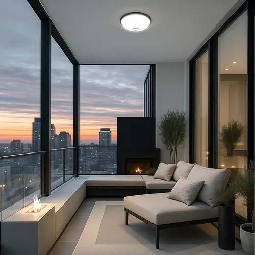 Plafon LEDLUX z czujnikiem ruchu zamontowany w korytarzu – automatyczne włączanie światła