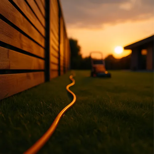 Przedłużacz LEDLUX 10 m w garażu – zasilanie elektronarzędzi