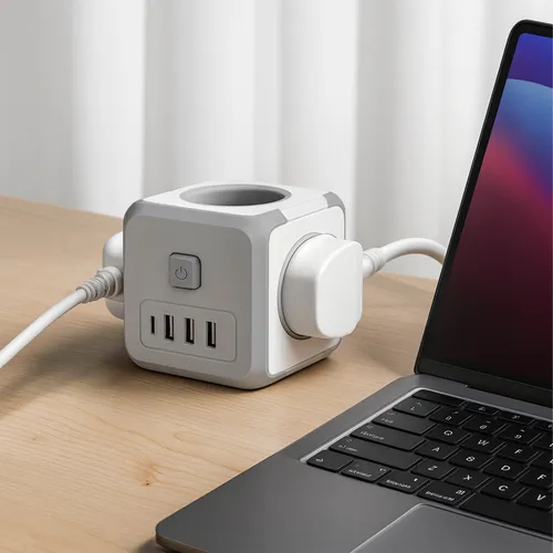 Opinie: kostka LEDLUX – porządek na biurku i szybkie ładowanie przez USB