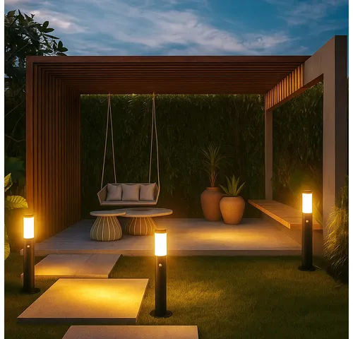 Realne zdjęcie klienta – słupki przy alejce