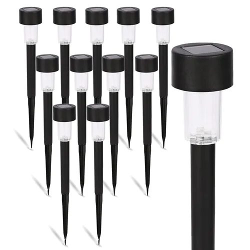 zestaw lamp solarmych wbijanych LED